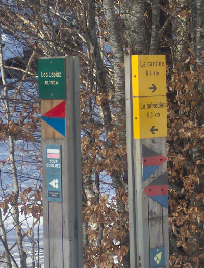 vers l'arrête